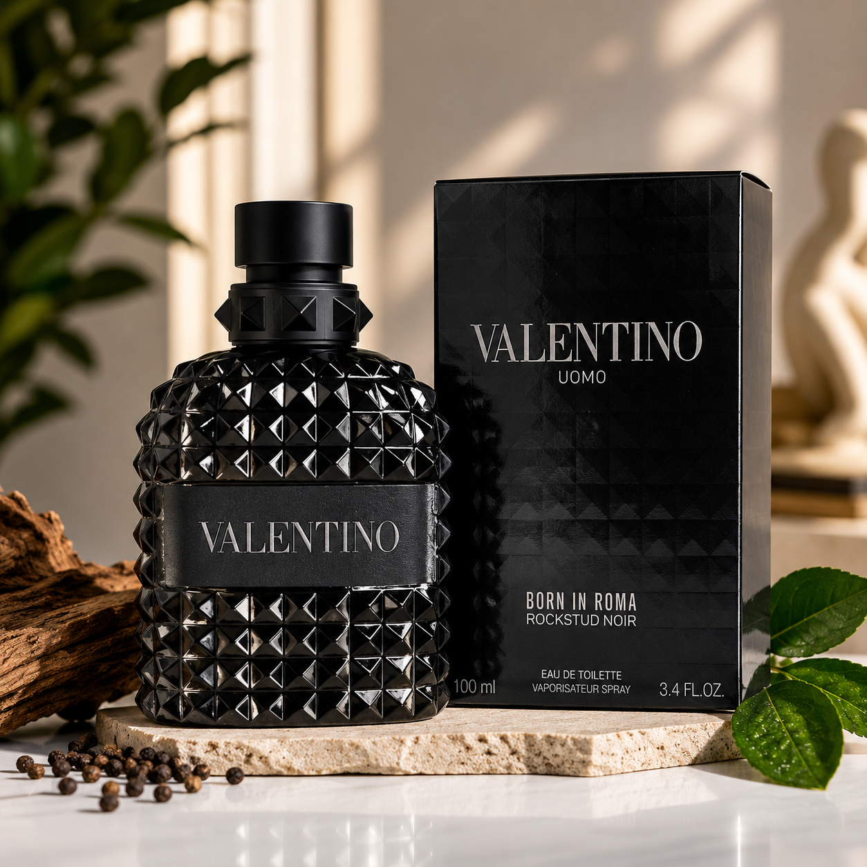 Valentino Uomo Born In Roma Rockstud Noir Eau de Toilette 100ml